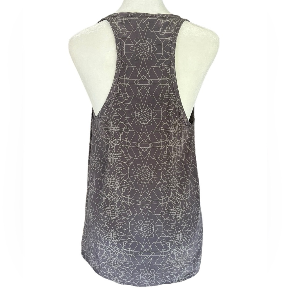 NWT HAYDEN-HARNETT 100% Silk “Michi” Cami Tank Top Geometric Design MSRP $98 - Picture 3 of 15